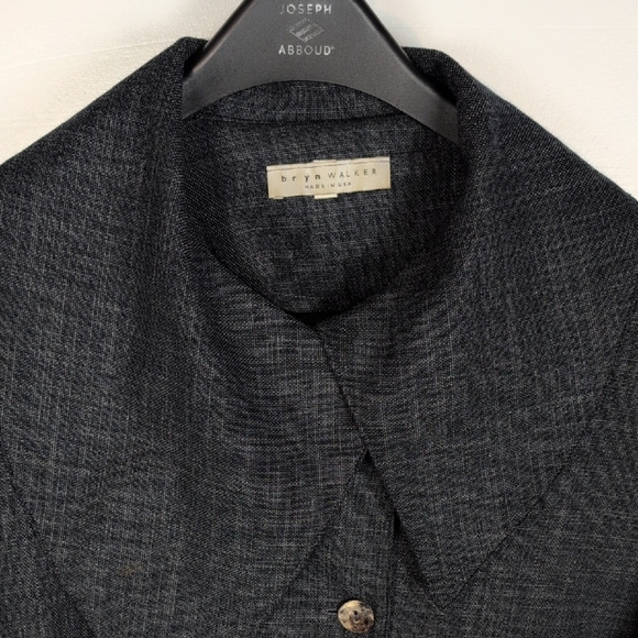 Bryn Walker Oversized Cropped Length Swing Jacket - Picture 2 of 12